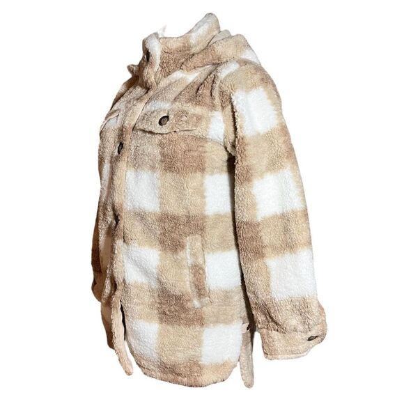 Koolaburra by UGG Sherpa Shacket with Removable Hood - Picture 6 of 9